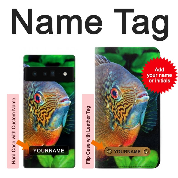 S1812 cichlidés poisson Etui Coque Housse pour Google Pixel 6 Pro